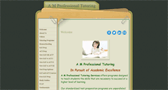 Desktop Screenshot of amtutoring.com